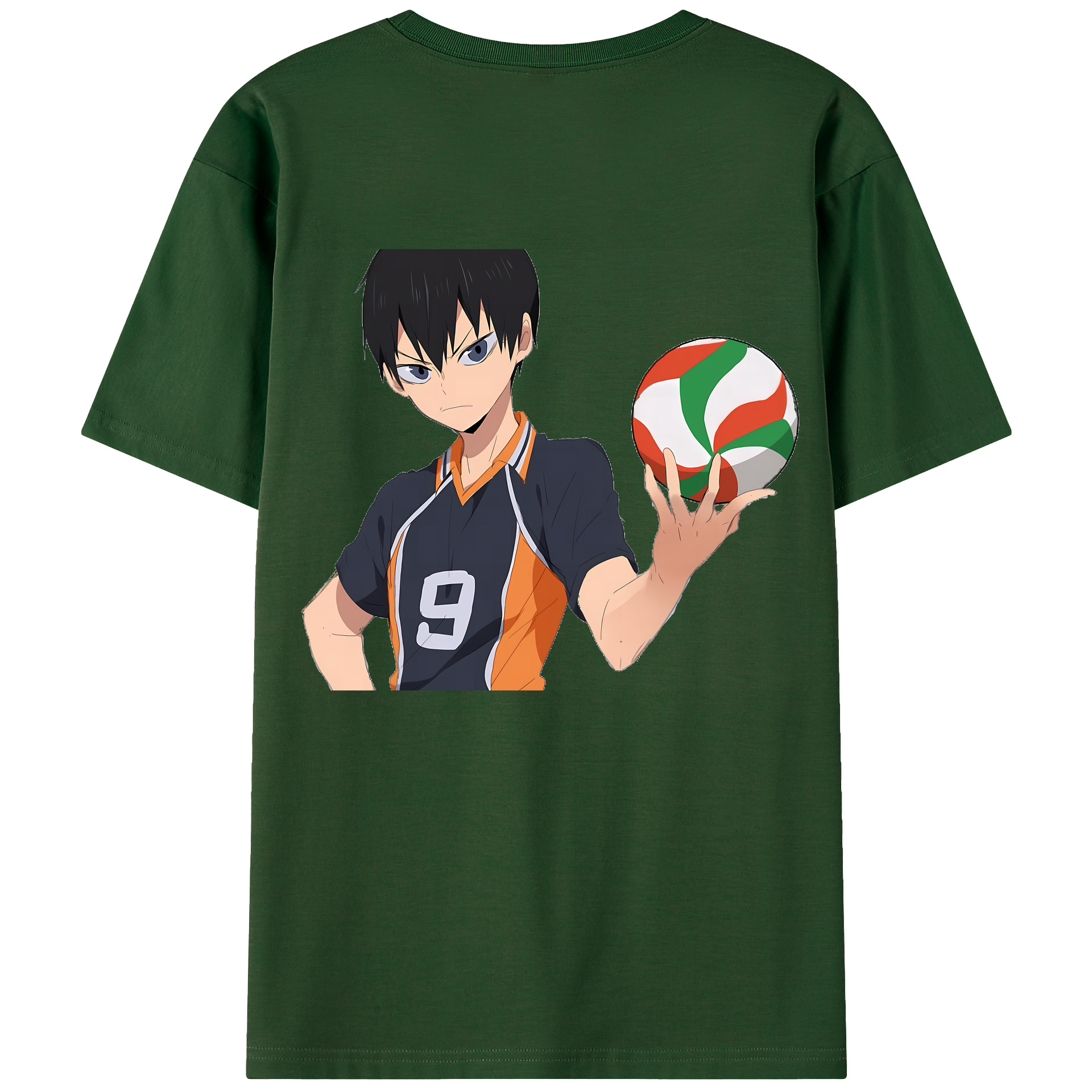 （画像用） ハイキュー!! Haikyu!! 綿100％半袖Tシャツ（背面プリント）